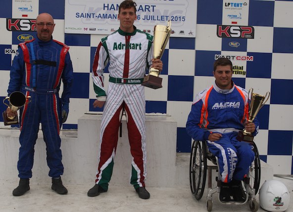 adrien turkawka champion de france handikart 1