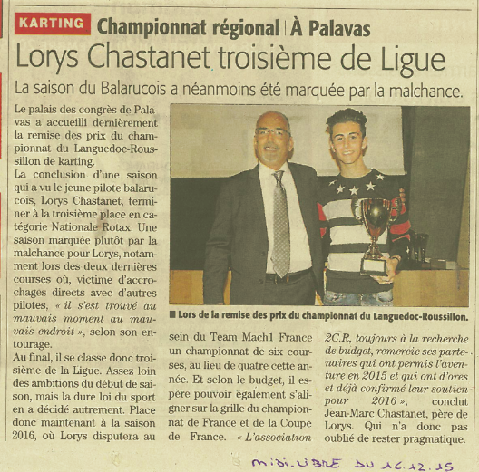 article midi libre   16 12 2015   lorys chastanet