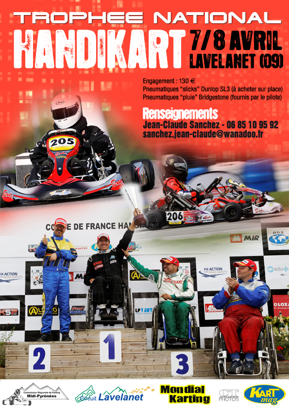 affiche handikart 2012