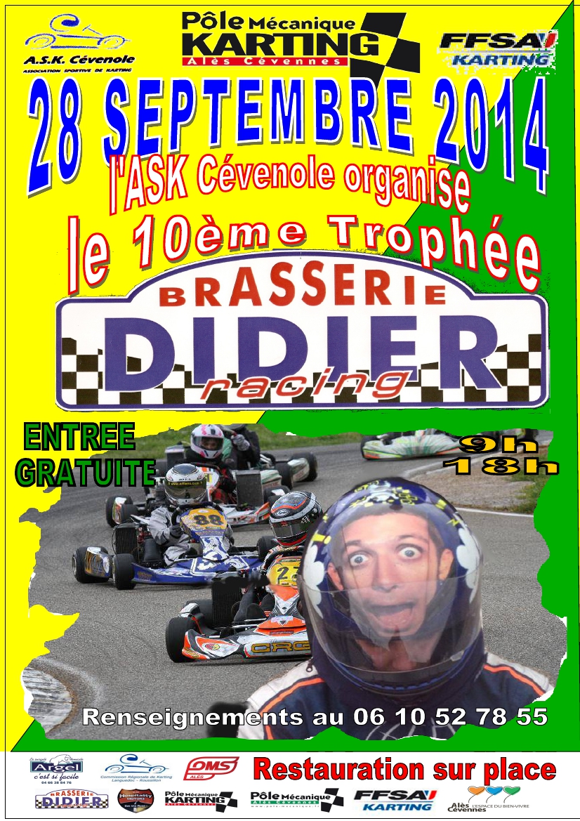 affiche didier racing 2014